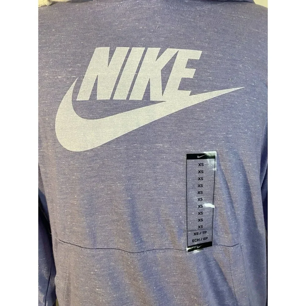 Nike Women's Heather purple ‎ Pullover Hoodie XS